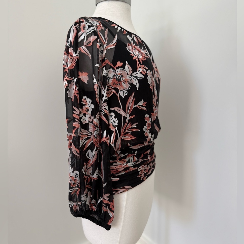 WHBM Draped Back Blouse - Picture 6 of 13